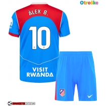 Otroške Nogometnih dresov Atletico Madrid Alex Baena #10 Tretji 2025-26 Kratki rokavi (+ hlače)
